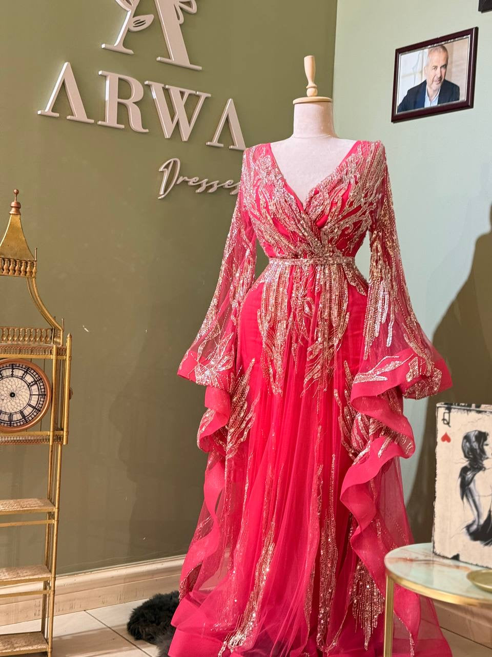 فستان سكارليت إنفيرنو كوتور