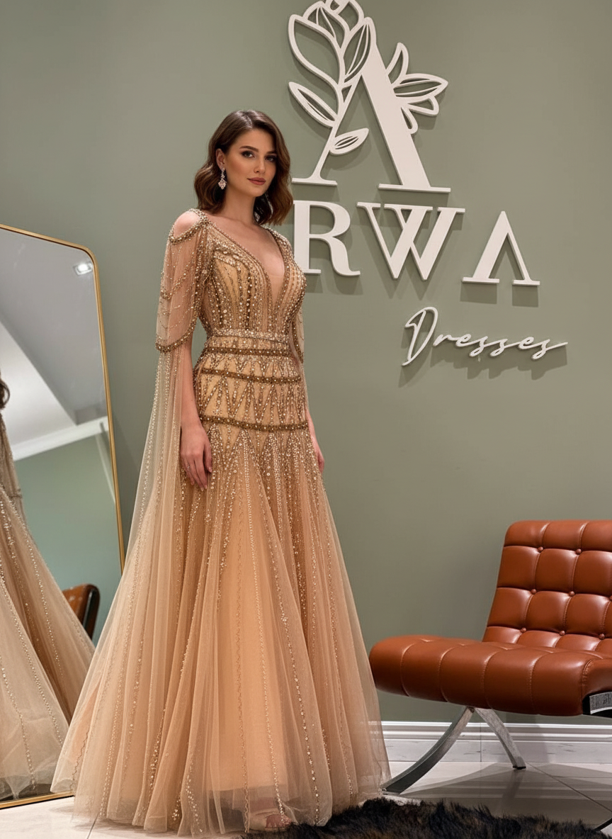 فستان جولدن هارموني