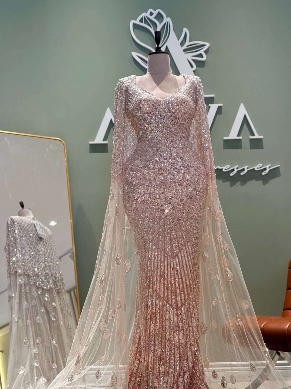 Rosé Opulence Gown