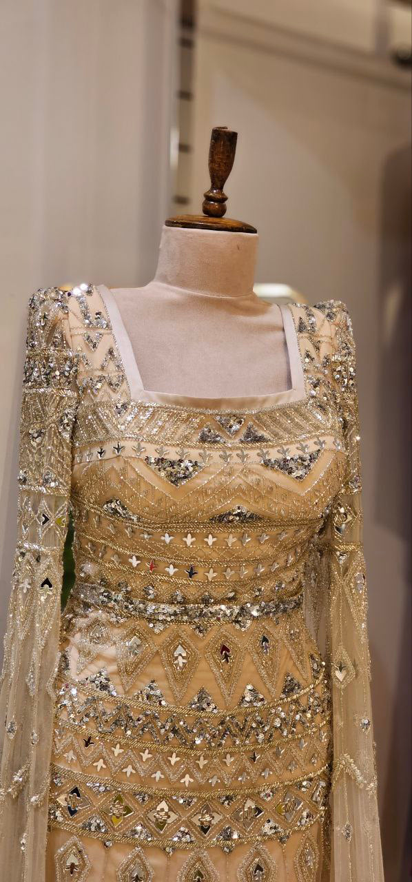 Golden Mirage Couture Gown
