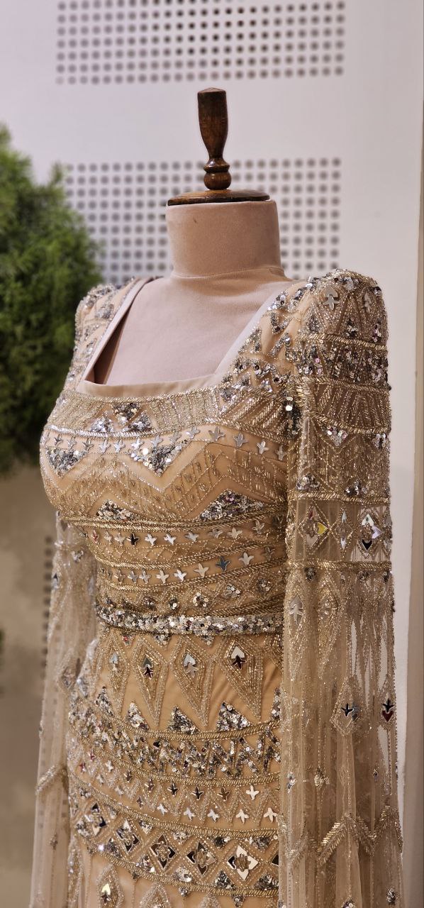 Golden Mirage Couture Gown